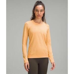 Lululemon Swiftly Relaxed Long-Sleeve Shirt Summer Glow/Mango Drop